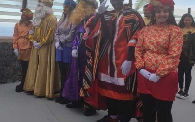 Cabalgata de reyes en el municipio de Valverde