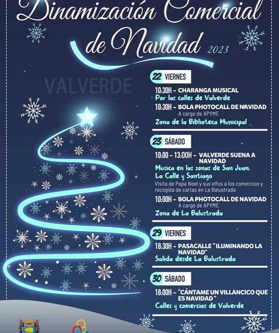 Dinamización comercial de navidad en Valverde 2023