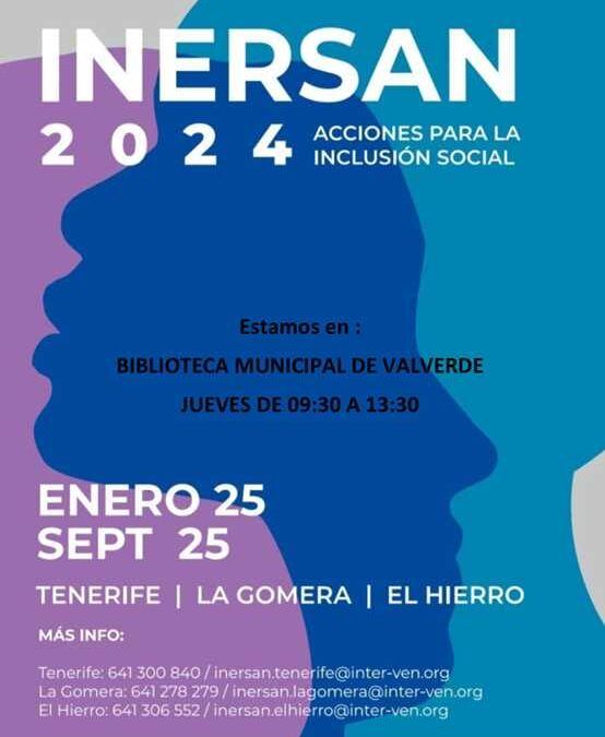 El programa INERSAN 2024 llega a Valverde para fomentar la inclusión social