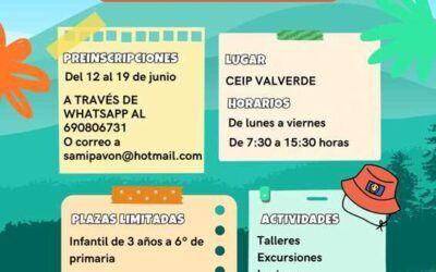 Valverde impulsa un programa de promoción de hábitos saludables para la infancia este verano